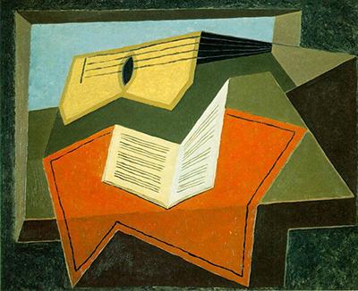 Guitar and Music Paper Juan Gris